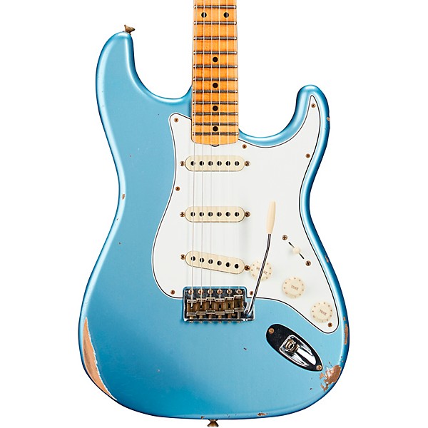 Fender Custom Shop Limited-Edition Tomatillo Stratocaster Special Relic Electric Guitar Super Faded Aged Lake Placid Blue