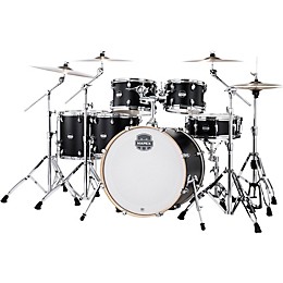 Mapex Mars Maple Studioease 6-Piece Shell Pack With 22" Bass Drum Matte Black