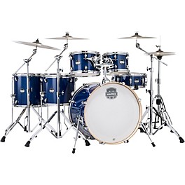 Mapex Mars Maple Studioease 6-Piece Shell ... Mapex Mars Maple Studioease 6-Piece Shell Pack With 22" Bass Drum Midnight Blue