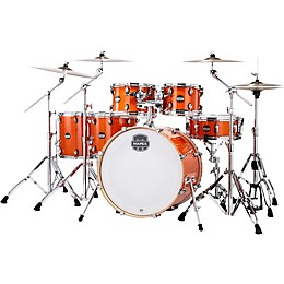 Mapex Mars Maple Studioease 6-Piece Shell Pack With 22" Bass Drum Glossy Amber