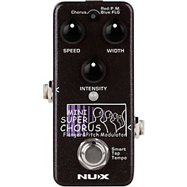 NUX NCH-5 Mini SCF Super Chorus Flanger and Pitch Modulation Effects Pedal Black