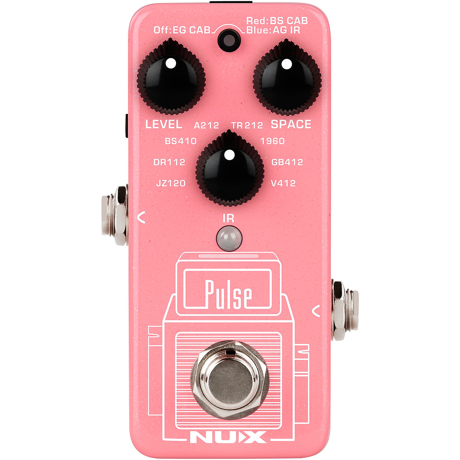 NUX NSS4 Pulse Mini IR Loader Pedal for Guitar and Bass Effects Pedal