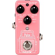 Nux Nss-4 Pulse Mini Ir Loader Pedal For Guitar And Bass Effects Pedal Pink for sale