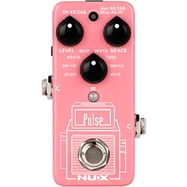 Open Box NUX NSS-4 Pulse Mini IR Loader Pedal for Guitar and Bass Effects Pedal Level 1 Pink