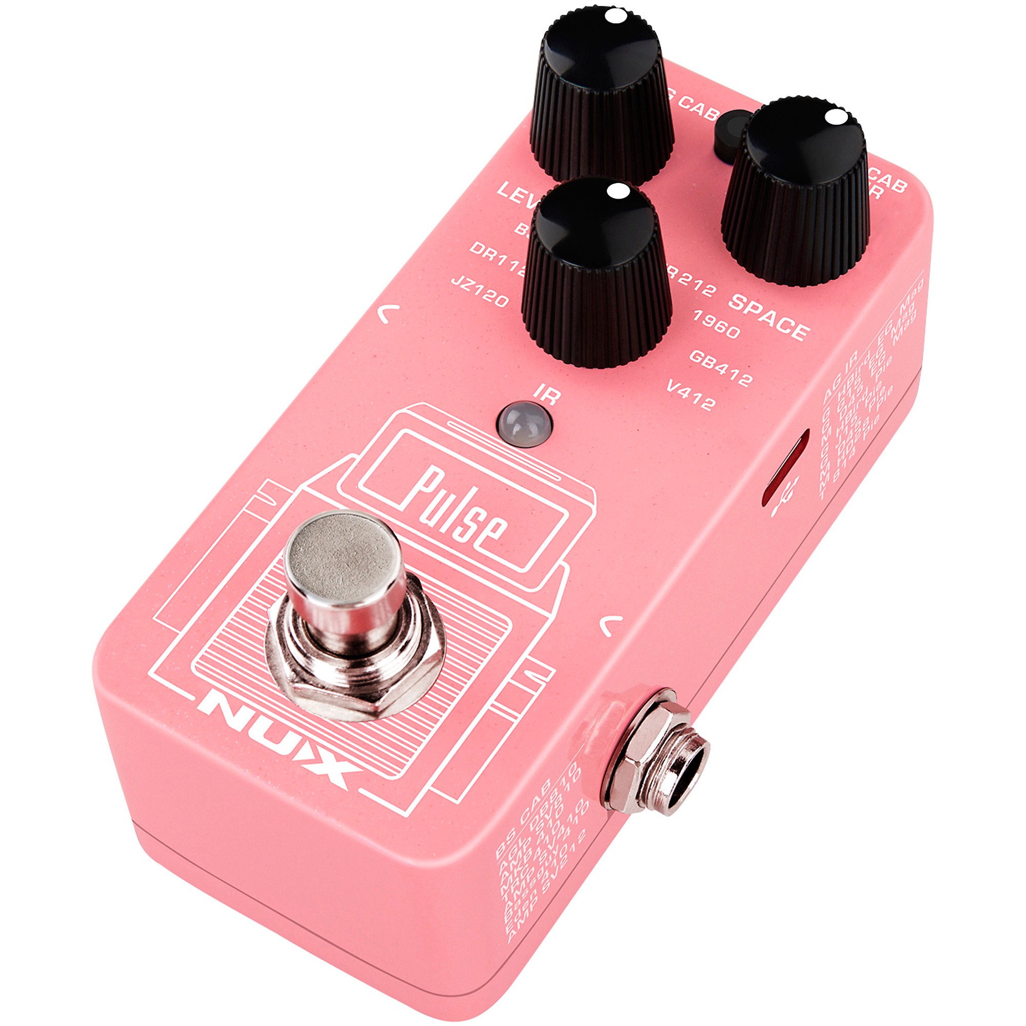 NUX Pulse NSS-4 IRローダー NUX NSS-4 Pulse Mini IR Loader Pedal for Guitar and Bass Effects