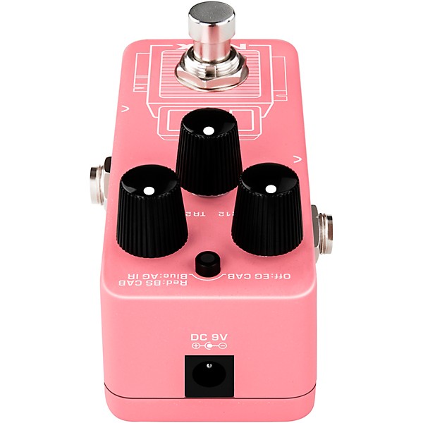 NUX NSS-4 Pulse Mini IR Loader Pedal for Guitar and Bass Effects Pedal Pink