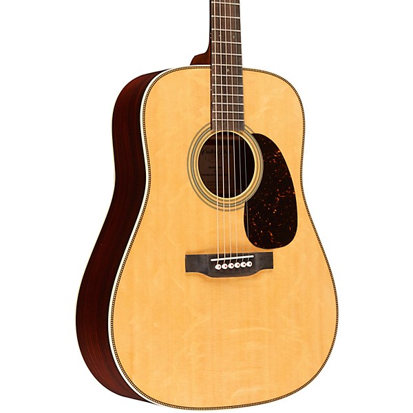 Open Box Martin Custom Shop Special HD28 Dreadnought Bearclaw Sitka-Cocobolo Acoustic Guitar Level 2 Natural 197881103620