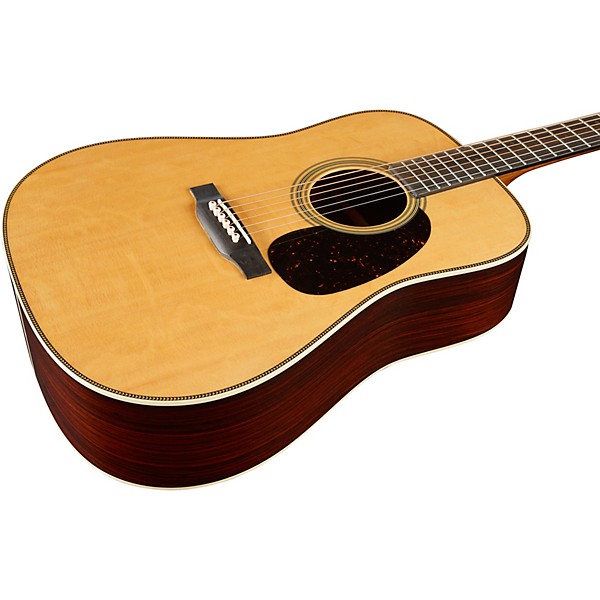 Open Box Martin Custom Shop Special HD28 Dreadnought Bearclaw Sitka-Cocobolo Acoustic Guitar Level 2 Natural 197881103620