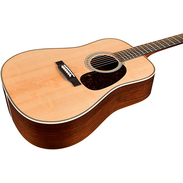 Martin Custom Shop Special D28 Dreadnought Bearclaw Sitka-Wild Grain East Indian Rosewood Acoustic Guitar Natural