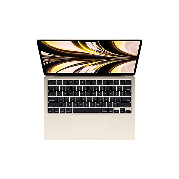 Apple 13-inch MacBook Air: Apple M2 chip with 8-core CPU and 10-core GPU, 512GB - Starlight