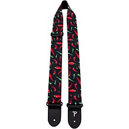 Perri's Fabric Guitar Strap Guitars 2 in. Perri's Fabric Guitar Strap Chili Peppers 2 in.