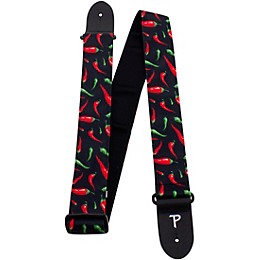 Perri's Fabric Guitar Strap Chili Peppers 2 in.