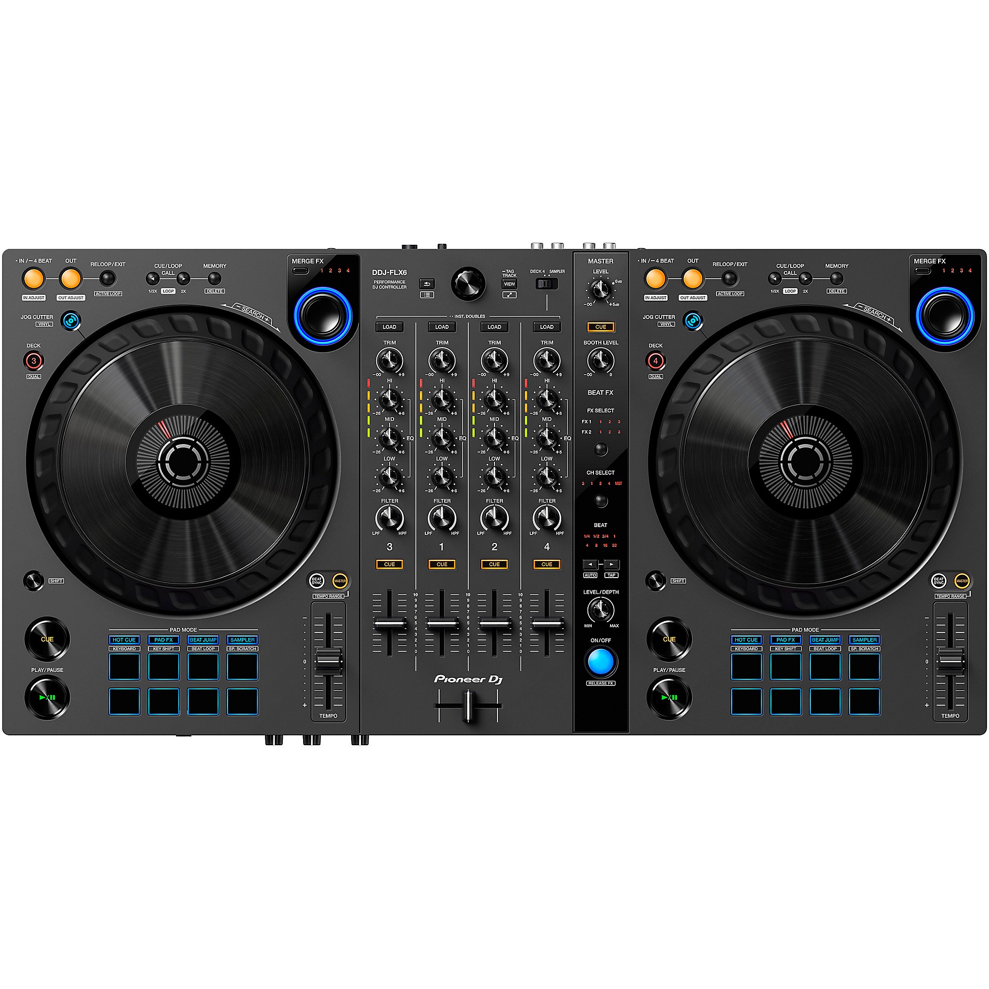 Pioneer DJ パイオニア DDJ-FLX6-GT (Graphite)-