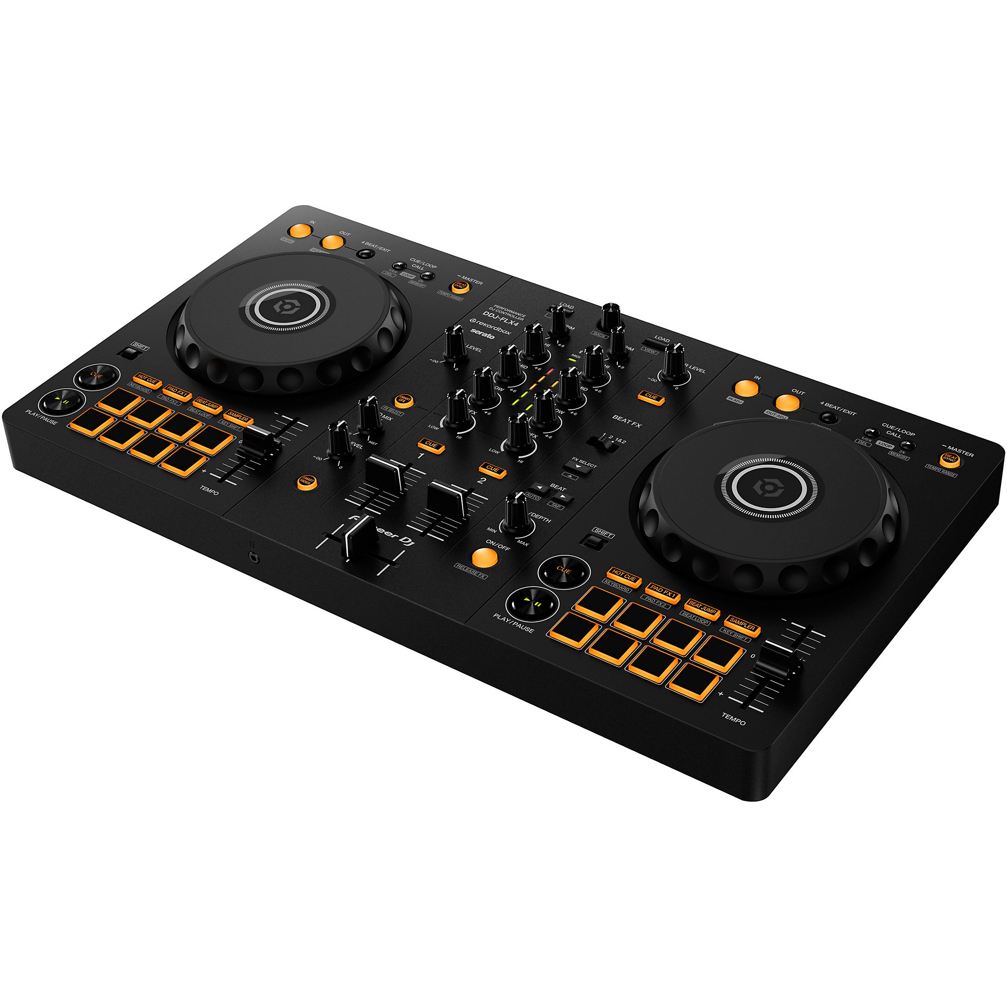 Pioneer DJ DDJ-FLX4 2-Channel DJ Controller Black | Guitar Center