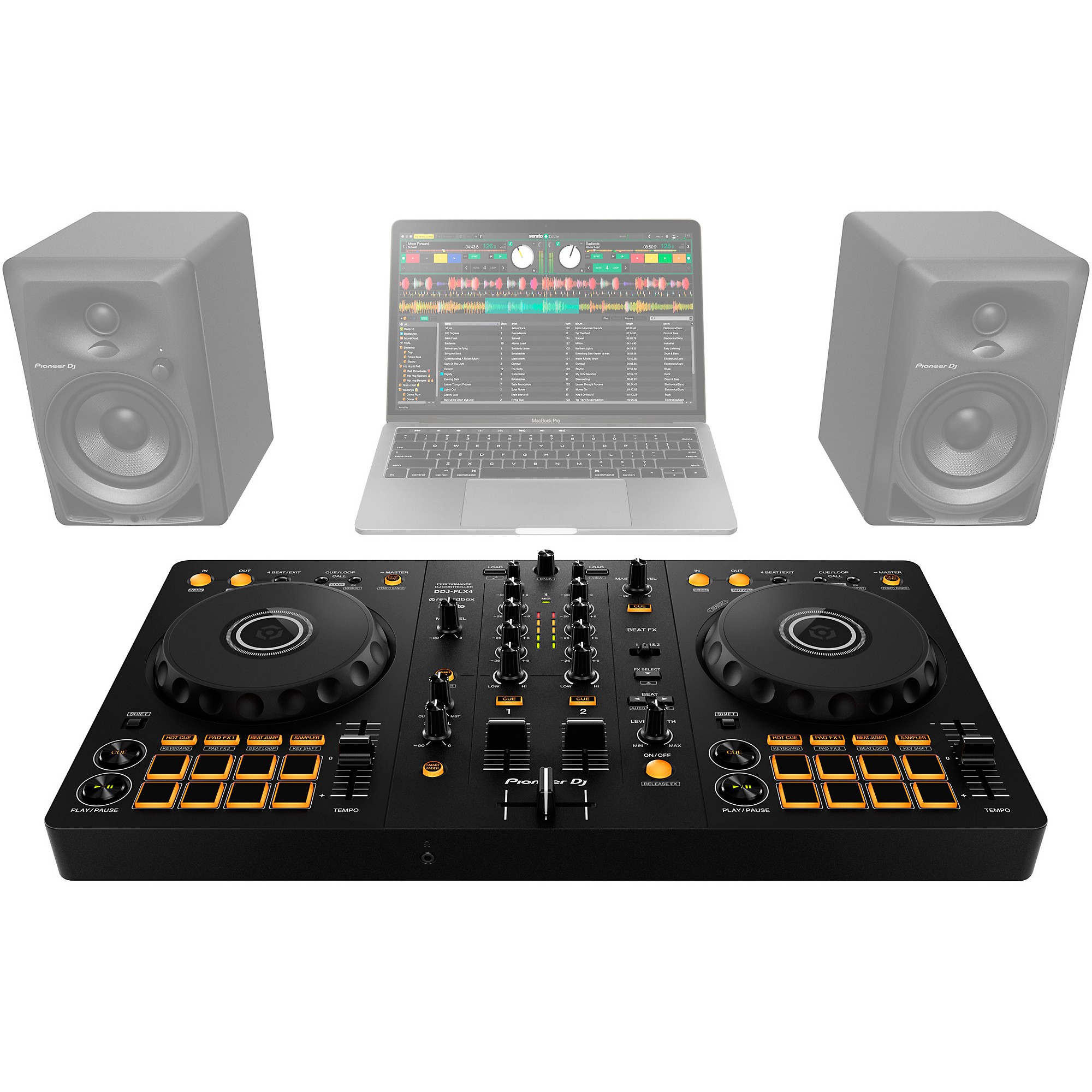 Pioneer DJ DDJ-FLX4 2-Channel DJ Controller Black | Guitar Center