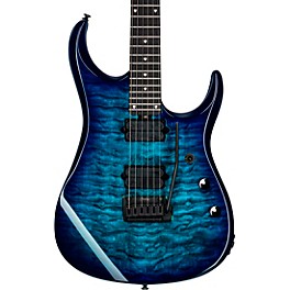 Sterling by Music Man JP150D John Petrucci Signature With DiMarzio Pickups Electric Guitar Cerulean Paradise