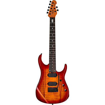 Sterling By Music Man Jp157d John Petrucci Signature With Dimarzio Pickups 7-String Electric Guitar Blood Orange Burst for sale