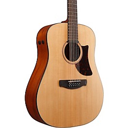 Ibanez AAD1012E Advanced 12-String Sitka Spruce-Okoume Dreadnought Acoustic-Electric Guitar Natural