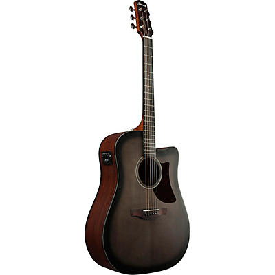 Ibanez Aad50ce Advanced Sitka Spruce-Sapele Grand Dreadnought Acoustic-Electric Guitar Charcoal Burst for sale