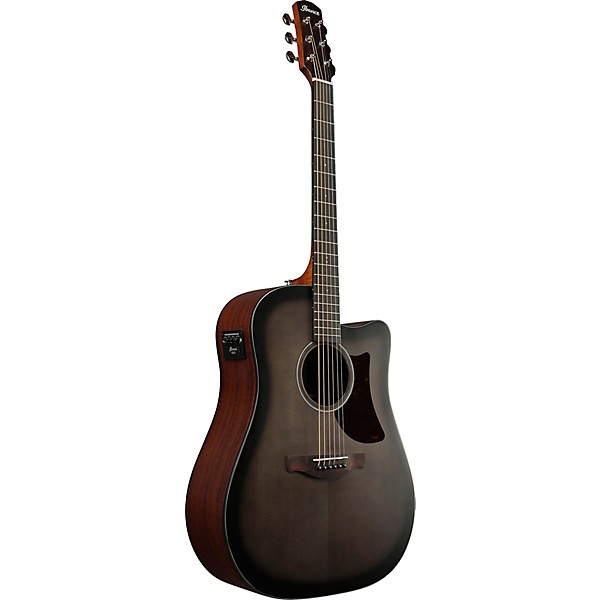 Ibanez AAD50CE Advanced Sitka Spruce-Sapele Grand Dreadnought Acoustic-Electric Guitar Charcoal Burst