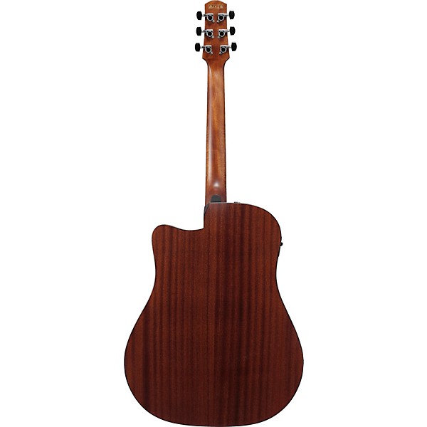 Ibanez AAD50CE Advanced Sitka Spruce-Sapele Grand Dreadnought Acoustic-Electric Guitar Charcoal Burst