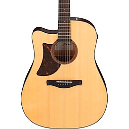 Open Box Ibanez AAD170LCE Advanced Cutaway Left-Handed Sitka Spruce-Okoume Dreadnought Acoustic-Electric Guitar Level 2 Natural 197881112707