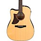 Ibanez AAD170LCE Advanced Cutaway Left-Handed Sitka Spruce-Okoume Dreadnought Acoustic-Electric Guitar Natural thumbnail