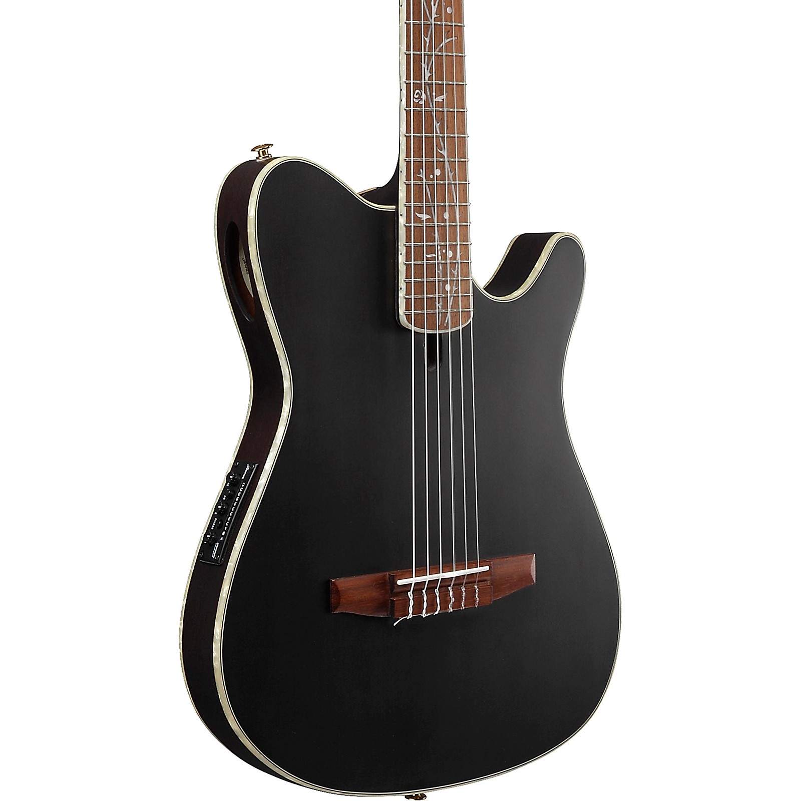 Ibanez Tod10n Tim Henson Signature Nylon Acoustic Electric Guitar Black Flat Guitar Center 