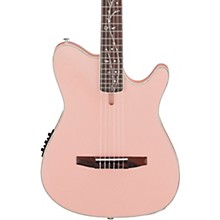 Ibanez TOD10N Tim Henson Signature Nylon-String Acoustic-Electric Guitar - Pearl Pink Flat