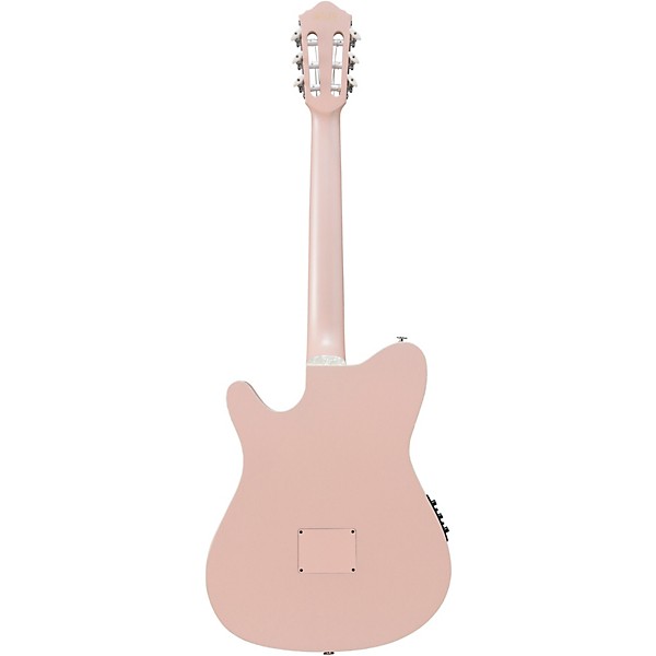 Ibanez TOD10N Tim Henson Signature Nylon-String Acoustic-Electric Guitar - Pearl Pink Flat