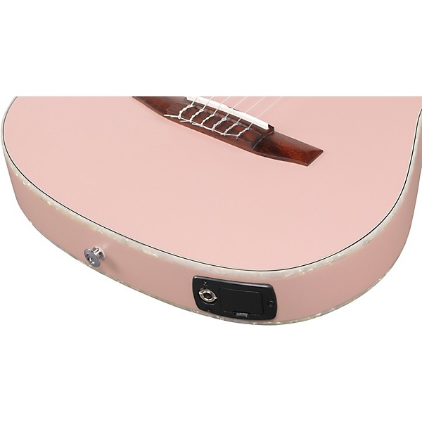 Ibanez TOD10N Tim Henson Signature Nylon-String Acoustic-Electric Guitar - Pearl Pink Flat