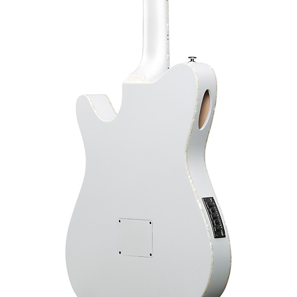 Ibanez TOD10N Tim Henson Signature Nylon-String Acoustic-Electric Guitar - Silver Metallic Flat