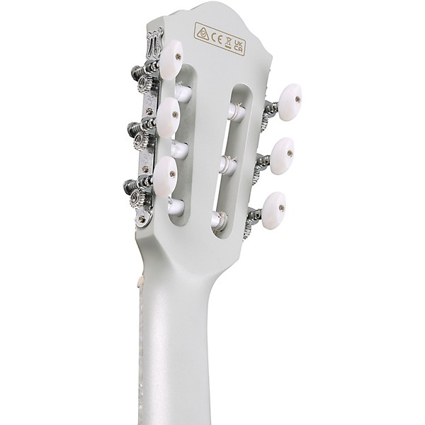 Ibanez TOD10N Tim Henson Signature Nylon-String Acoustic-Electric Guitar - Silver Metallic Flat