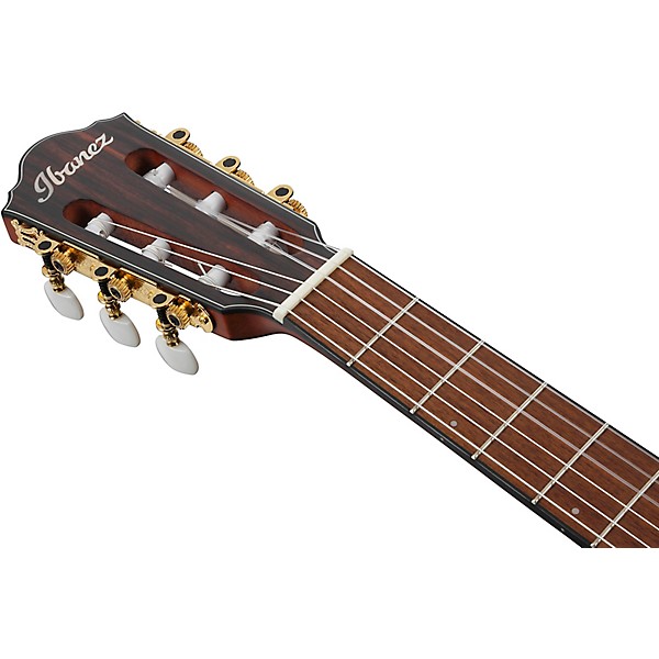Open Box Ibanez FRH10N Nylon-String Acoustic-Electric Guitar Level 1 Indigo Blue Metallic Flat