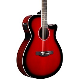 Ibanez AEG7 Spruce-Sapele Grand Concert Acou... Ibanez AEG7 Spruce-Sapele Grand Concert Acoustic-Electric Guitar Red Sunburst