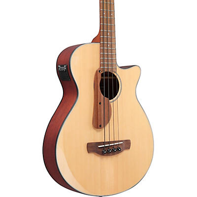 Ibanez Aegb30e Spruce-Sapele Acoustic-Electric Bass Guitar Natural for sale