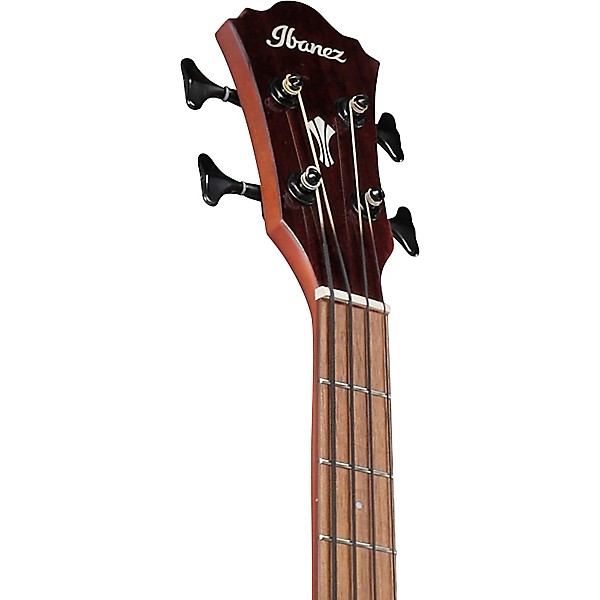 Open Box Ibanez AEGB30E Spruce-Sapele Acoustic-Electric Bass Guitar Level 1 Natural