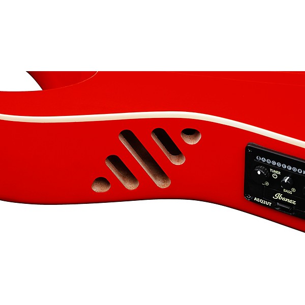 Ibanez URGT100 RG Tenor Spruce-Okoume Acoustic-Electric Ukulele Sun Red