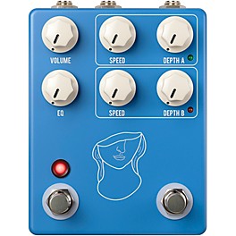 Blemished JHS Pedals Artificial Blonde Madison Cunningham Artist Signature Vibrato/Modulation Tone Effects Pedal Level 2 B...