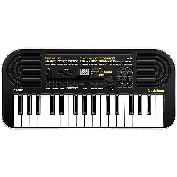 Casio SA-51 32-Key Mini Portable Keyboard Black