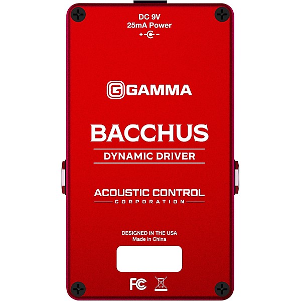 GAMMA Bacchus Dynamic Driver Effects Pedal