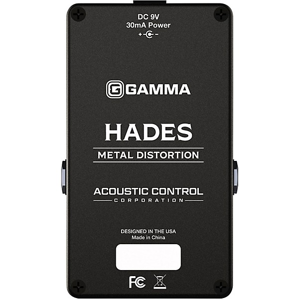 Open Box GAMMA HADES Metal Distortion Effects Pedal Level 1