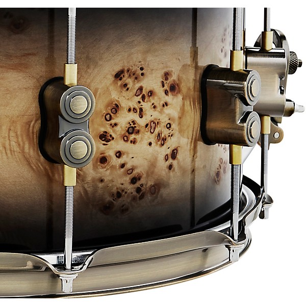 PDP by DW Limited Mapa Burl Snare Drum 14 x 5.5 in. Black Burst