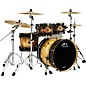 PDP by DW Limited-Edition Mapa Burl 4-Piece Shell Pack With Antique Bronze Hardware Black Burst thumbnail