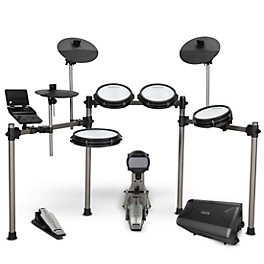 Simmons Titan 50 Electronic Drum Kit With Mesh Pads, Bluetooth and DA2112 Drum Amp