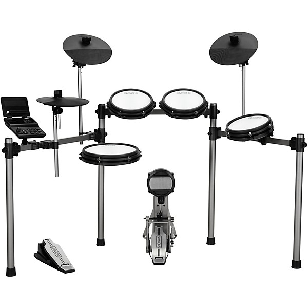 Simmons Titan 50 Electronic Drum Kit With Mesh Pads, Bluetooth and DA2112 Drum Amp