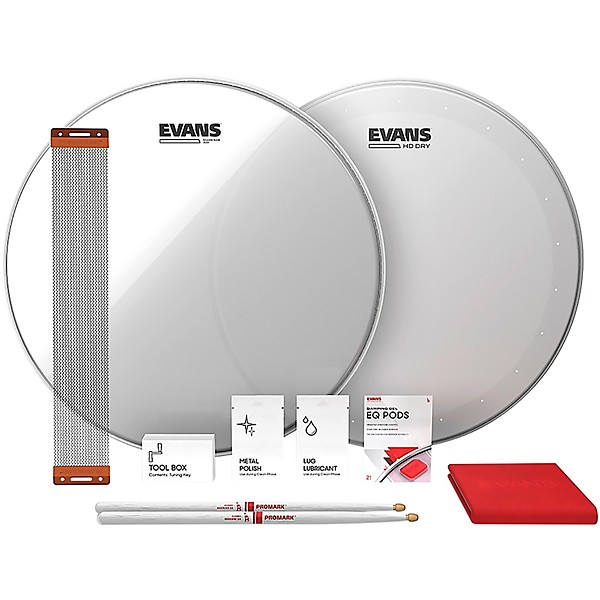 Evans HD Dry Snare Tune-Up Kit 14 in.