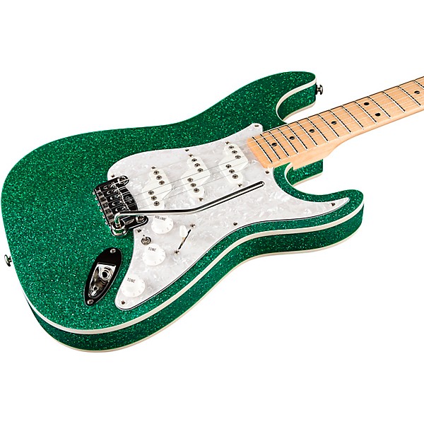 G&L GC Limited-Edition USA Comanche Electric Guitar Green Flake