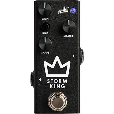 Aguilar Storm King Distortion/Fuzz Bass Effects Pedal Black for sale