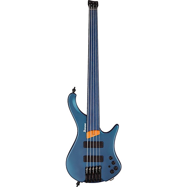 Ibanez EHB1005F 5-String Multi-Scale Ergonomic Headless Fretless Bass Guitar Arctic Ocean Matte